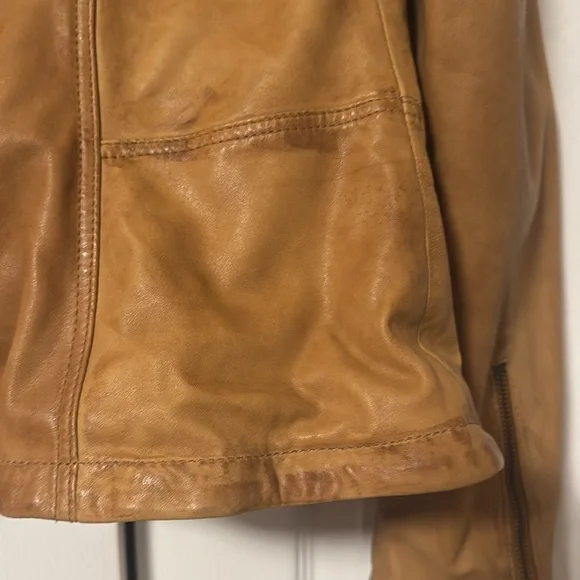 Free People Embellished Leather Jacket 12 - Picture 15 of 15